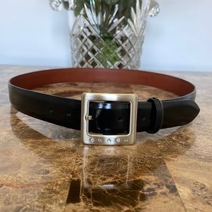 Coach vintage leather belt, Large, medium, 39”, black